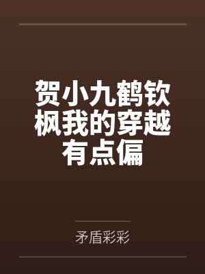 贺小九鹤钦枫我的穿越有点偏